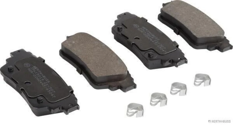 Image of Brake pad set HERTH+BUSS JAKOPARTS J3615019