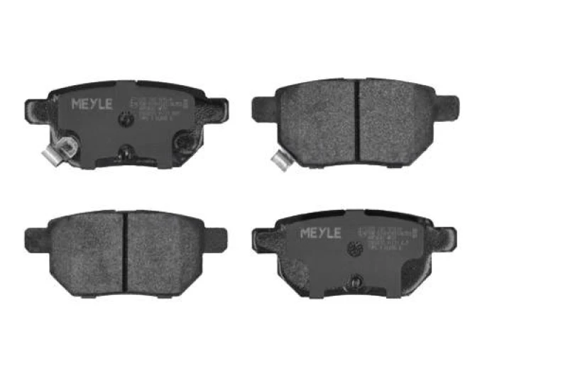 Image of MEYLE 025 246 1015/W Brake pad set Rear Axle, with acoustic wear warning, Original Quality, with anti-squeak plate Brake Pad Set,disc brake (402)