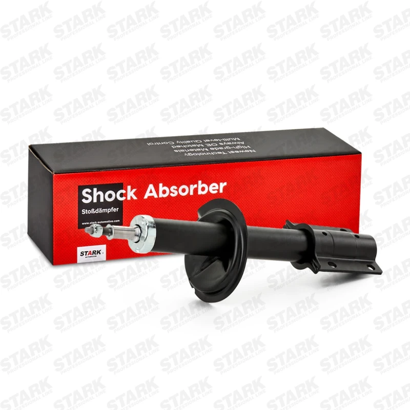Image of STARK SKSA-0131851 Shock absorber Front Axle, Oil Pressure, Twin-Tube, Suspension Strut, Bottom Clamp Shock Absorber (854)