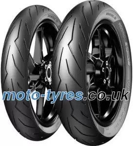 Image of Pirelli Diablo Rosso Sport ( 80/90-17 TL 44S M/C, Front wheel )