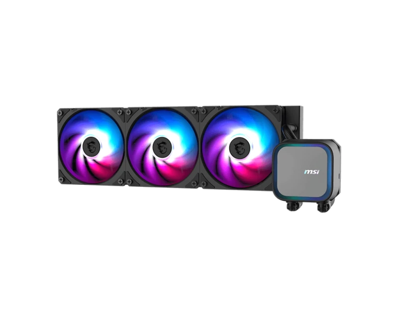 Image of MSI MAG CORELIQUID A13 360mm RGB AIO Liquid CPU Cooler - Black MAG CORELIQUID A13 360