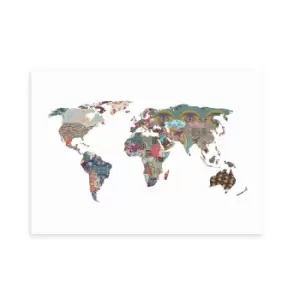 Image of East End Prints Louis Armstrong Told Us So Print MultiColoured