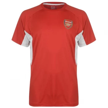 Image of Source Lab Arsenal FC T Shirt - Red/White