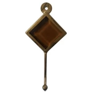 image of BQ Antique Brass Effect Single Hook