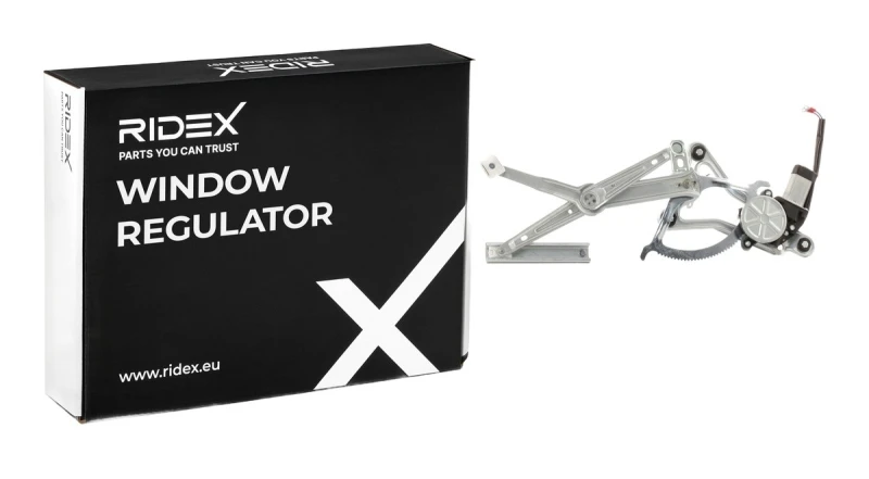 Image of RIDEX 1561W0157 Window regulator Right Front, Operating Mode: Electric, with electric motor Window Winder (1561)