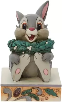 Image of Bambi Knocker with Christmas wreath Collection Figures multicolor