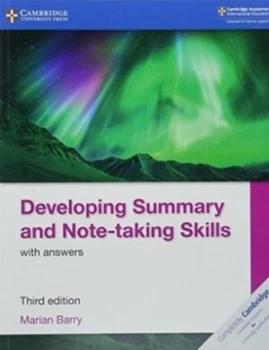Image of Developing summary and note-taking skills with answers by Marian Barry