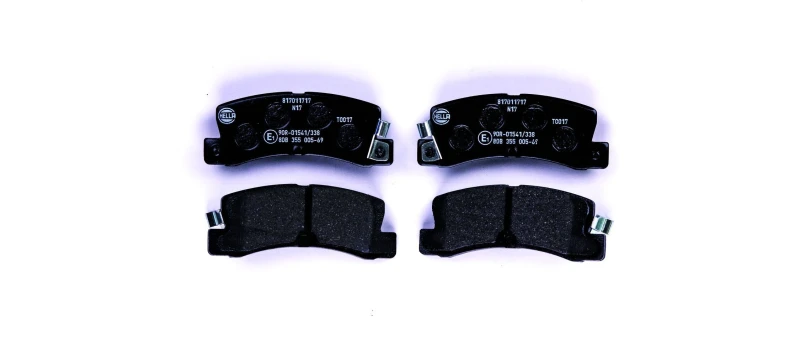 Image of HELLA Brake pad set HELLA 8DB 355 005-691