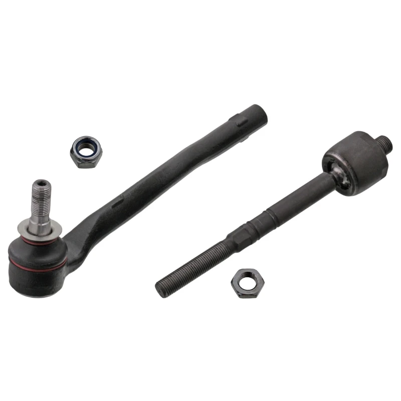 Image of FEBI BILSTEIN 37864 Tie Rod Front Axle Left, with lock nut Rod Assembly (284)
