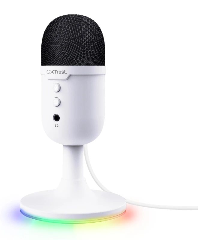 Image of Trust Trust GXT234 Yunix USB Gaming Microphone - White