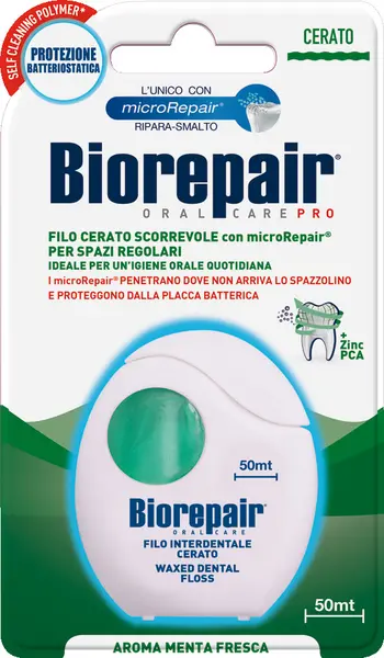 image of Biorepair Oral Care Pro Waxed Dental Floss 50m