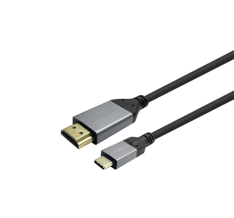 Image of Vivolink PROUSBCHDMIMM2 cable gender changer USB C HDMI Black