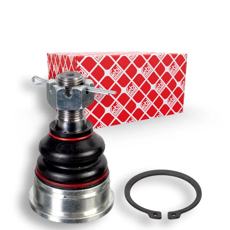 Image of FEBI BILSTEIN 42645 Ball joint Front Axle Right, with crown nut and split pin Support-/Steering Link (2462)