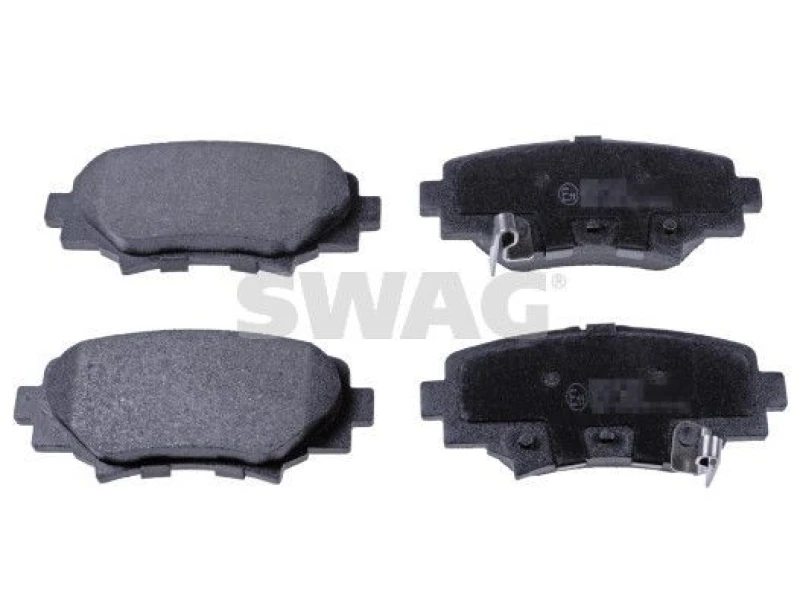 Image of Brake pad set SWAG 33 10 6544