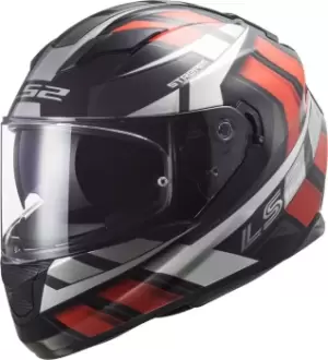 image of LS2 FF320 Stream Evo Loop Helmet, black-red, Size L, black-red, Size L