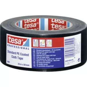 Image of tesa 04688-00042-00 Repair tape tesa Professional Black (L x W) 25 m x 50 mm