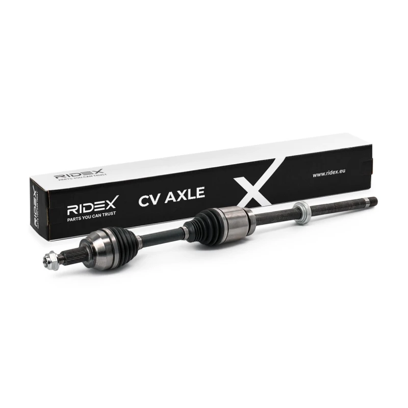 Image of RIDEX 13D2094 Drive shaft Front Axle Right, for vehicles without ABS Drive Shaft (13)