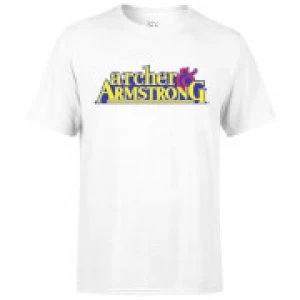 Image of Valiant Comics Classic Archer and Armstrong Logo T-Shirt - L - White