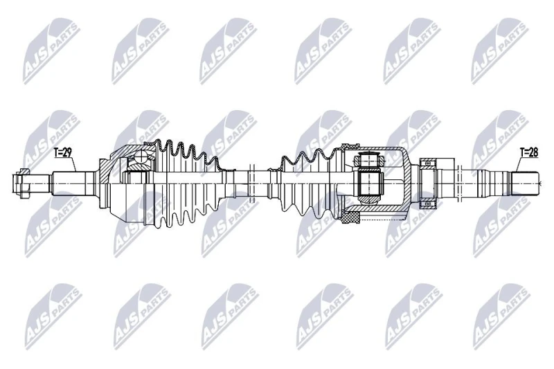 Image of NTY Drive shaft NTY NPW-RE-205