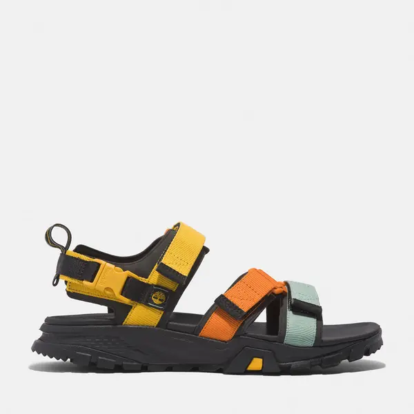 Image of Timberland Garrison Trail Two-strap Sandal For Men In Orange Orange, Size 10.5