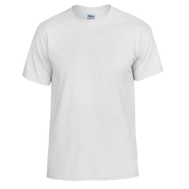 Image of Gildan Mens DryBlend T-Shirt in White Size: Large White Male L