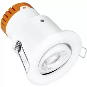 Image of Aurora Enlite 8W Polished Chrome Adjustable Dimmable Integrated Downlight Warm White - EN-DE82PC/30