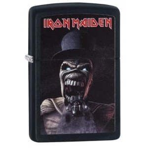 image of Zippo Iron Maiden Wildest Dreams Black Matte Finish Windproof Lighter