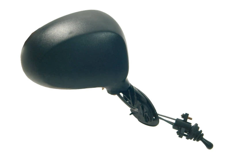 Image of PRASCO DW3257003 Wing mirror Right, black, Manual, Internal Adjustment Outside Mirror (50)