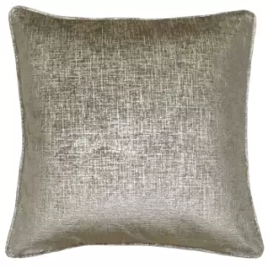 image of Venus Metallic Cushion Taupe/Gold, Taupe/Gold / 45 x 45cm / Cover Only