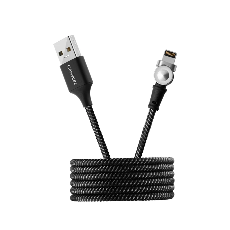 Image of Canyon CNS-CFI8B lightning cable 1m Black