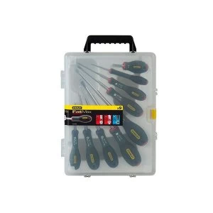 image of Stanley Tools FatMax Screwdriver Set, 9 SL/PZ