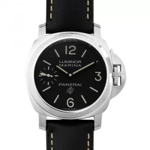 Image of Luminor Logo Manual-winding Black Dial 44mm Mens Watch