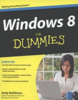 Image of Windows 8 for Dummies by Andy Rathbone Paperback