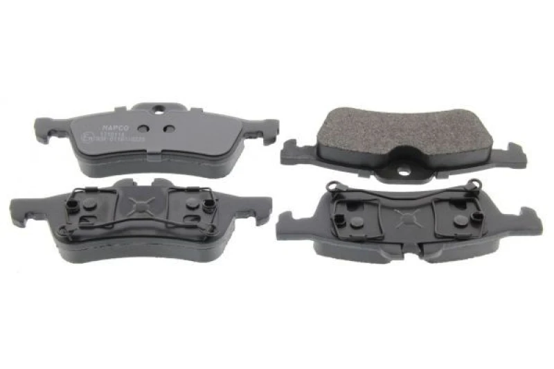 Image of MAPCO 6750 Brake pad set Rear Axle, not prepared for wear warning indicator, with anti-squeak plate Brake Pad Set,disc brake (402)