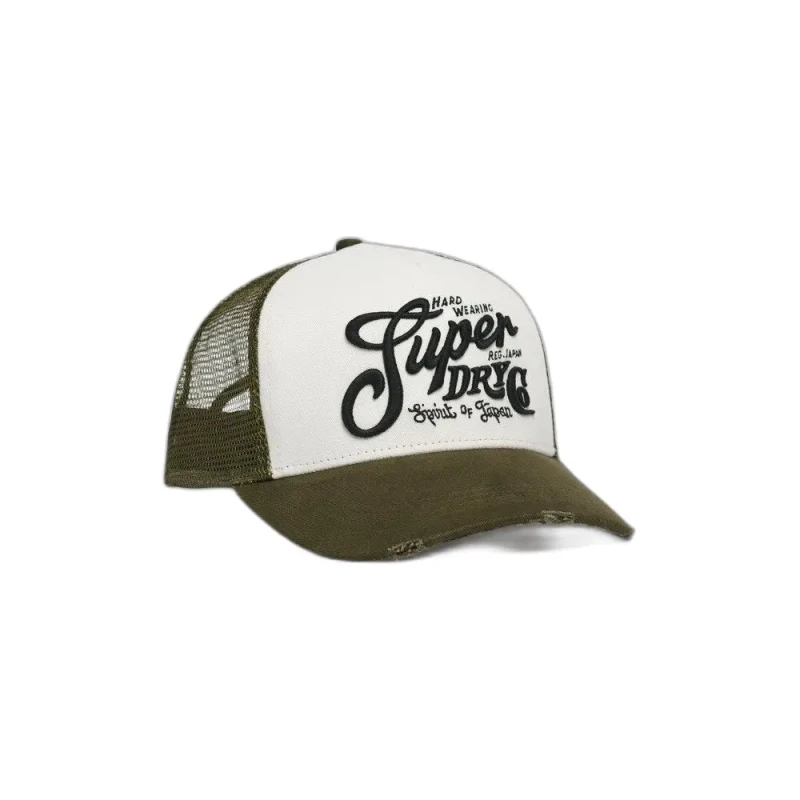 Image of Superdry Womens mesh trucker cap Superdry Vert Female TU