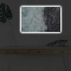Image of 4570DHDACT-177 Multicolor Decorative LED Lighted Canvas Painting