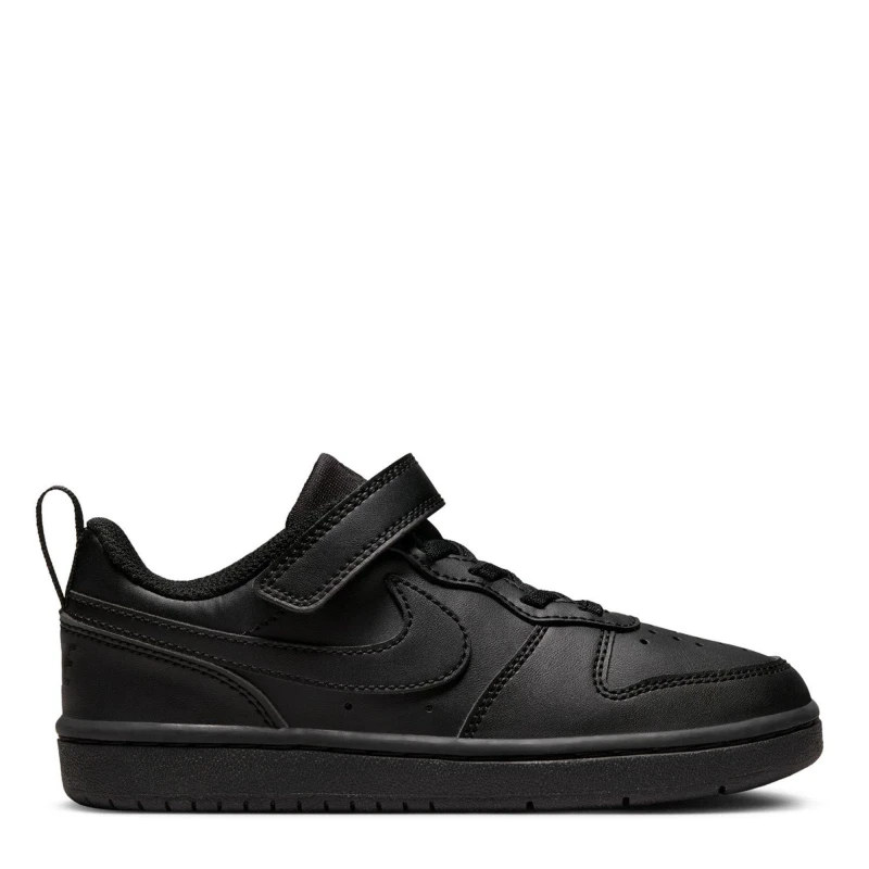 Image of Nike Court Borough Low Recraft Black male C10 (27.5)