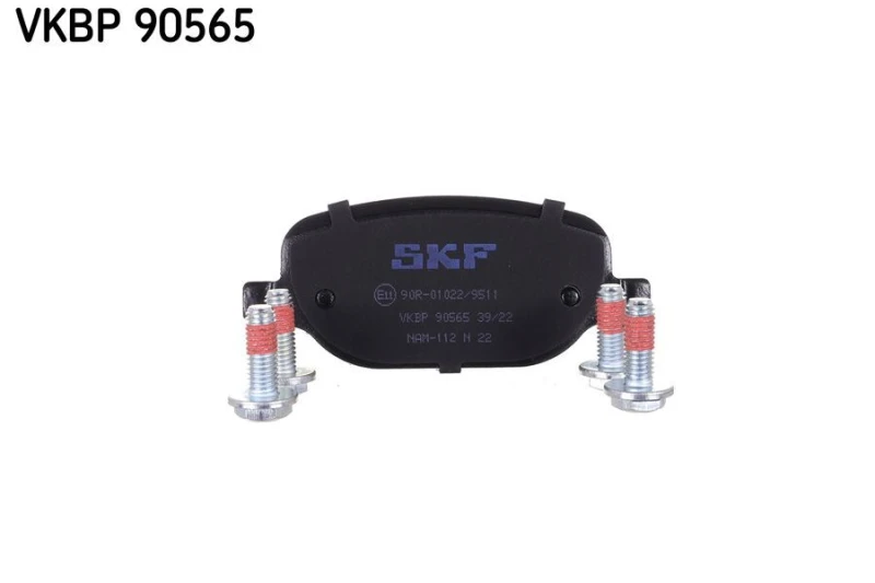 Image of SKF VKBP 90565 Brake pad set not prepared for wear warning indicator Brake Pad Set,disc brake (402)