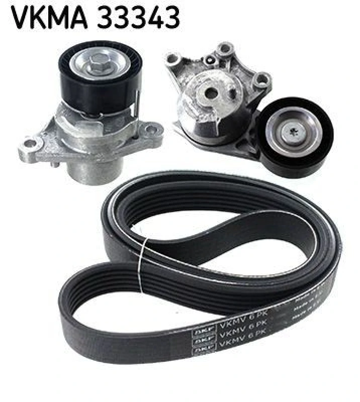Image of SKF V-Ribbed Belt Set SKF VKMA 33343