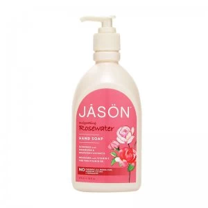 image of Jason Invigorating Rosewater Hand Soap Pump 473ml