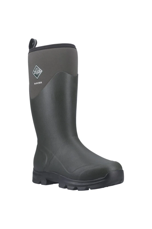 Image of Muck Boots Muck Boots Men Rancher Wellington in Olive Size: 6 Olive 6 Male 193715681951