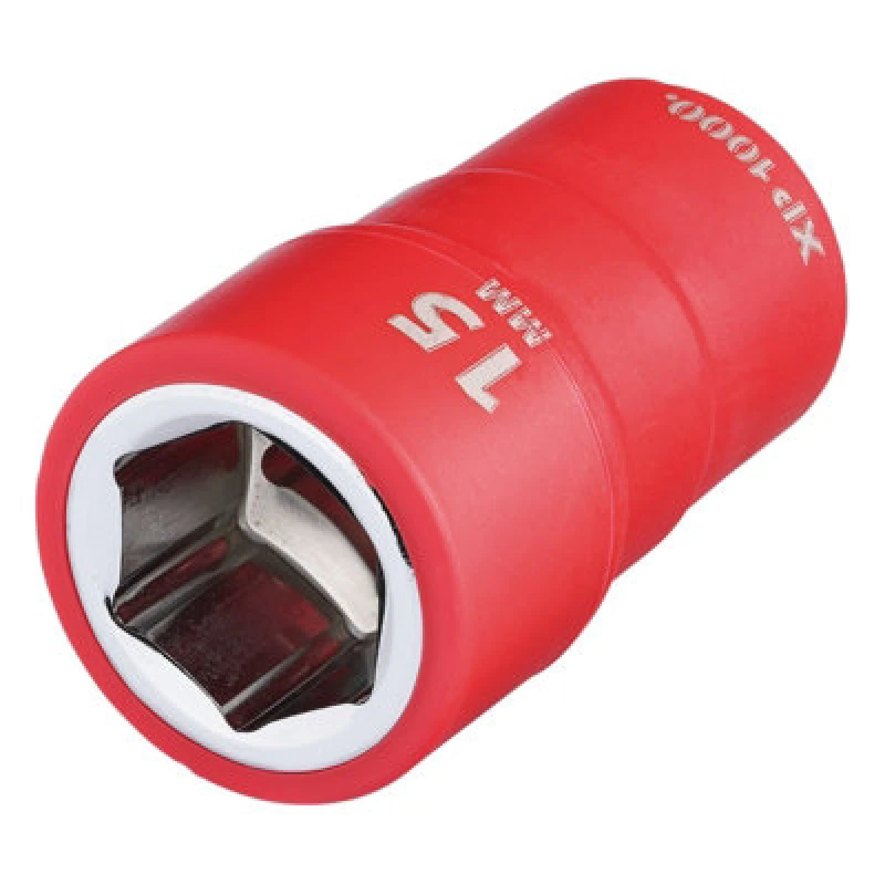Image of Draper XP1000 3/8" Drive VDE Insulated Hexagon Socket 17643 Drive: 3/8"