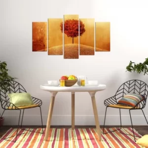 Image of 5MX-13 Multicolor Decorative MDF Painting (5 Pieces)