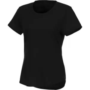 Elevate Womens/Ladies Jade Short Sleeve Recycled T-Shirt (S) (Black)