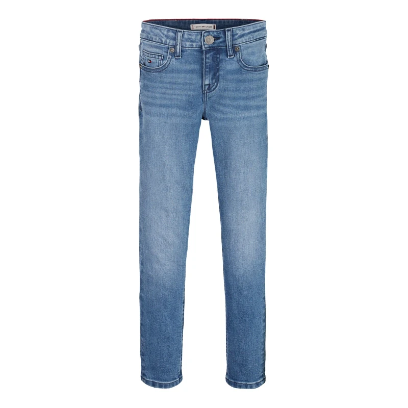 Image of Tommy Hilfiger Kids Stretch Skinny Jeans Medium Blue female 10Y