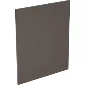 Image of Kitchen Kit Flatpack Slab Appliance Door Ultra Matt 715x596mm in Graphite Mdf