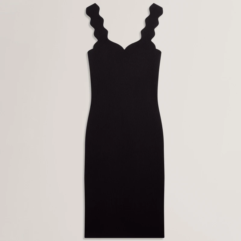 Image of Ted Baker Ted Sharmay Dress - Black 14