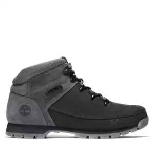 Timberland Euro Sprint Hiker For Men In Black/grey Black/grey, Size 8