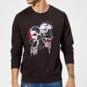 Image of DC Comics Suicide Squad Harleys Puddin Sweatshirt - Black - XL