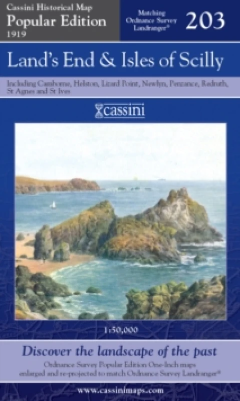 Image of Land's End and Isles of Scilly Sheet map, folded